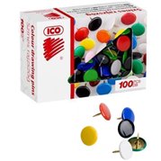  Připínáčky barevné, 100 ks