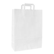  Papírová taška, bílá 10 kg