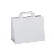 Papírová taška, bílá 6 kg